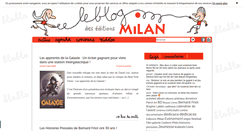 Desktop Screenshot of editionsmilan-leblog.com