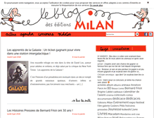 Tablet Screenshot of editionsmilan-leblog.com